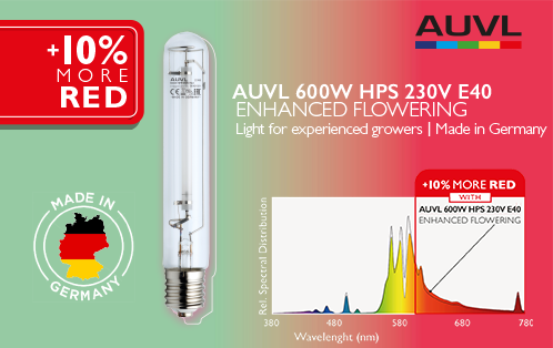 The new lamp for flowering – 600W HPS Enhanced Flowering