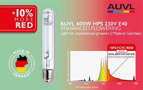 Die neue Lampe für die Blüte – 600W HPS Enhanced Flowering